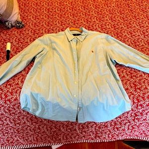 Light blue Ralph Lauren button down dress shirt